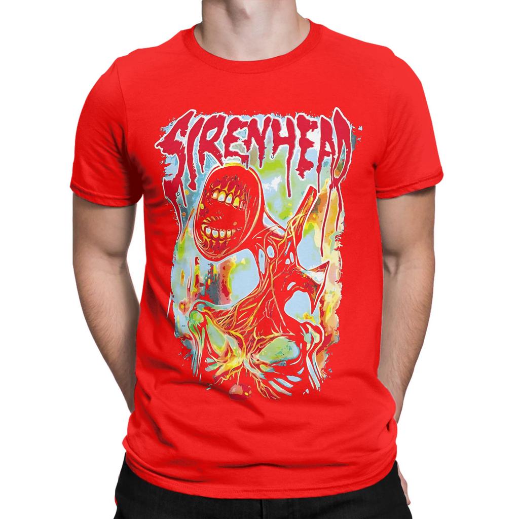 Sirenhead Gift Perfect Novelty Graphic 100 Cotton Tshirt Siren Head Tops Tees For Unisex