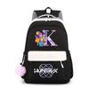 Large Capacity Schoolbag with Shoulder Strap; Student Three-piece Pencil Case Set