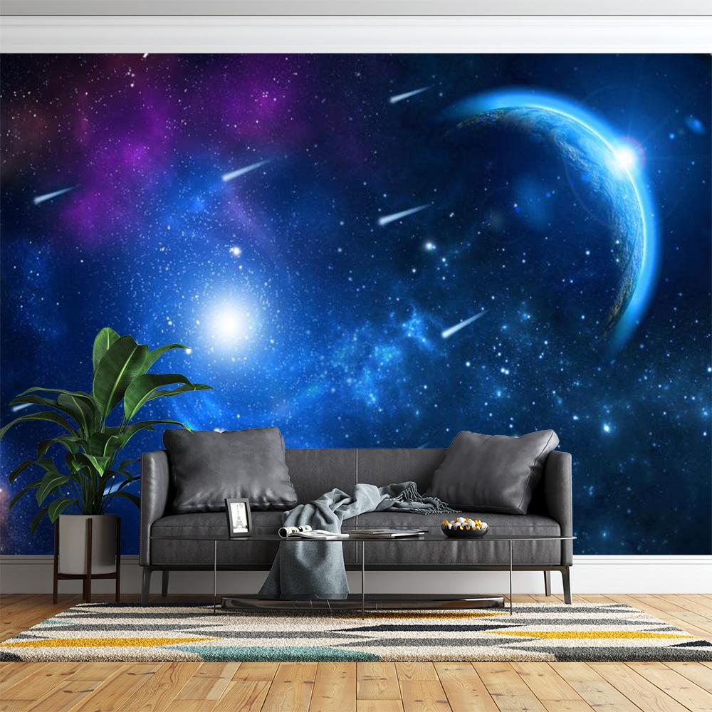Starry Sky Wallpaper Galaxy Wall Paper Universe Wall Murals Home Decor
