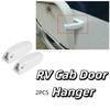 Rounded Baggage Door Clip White Door Clip Bracket Compartment Lock  Motorhome