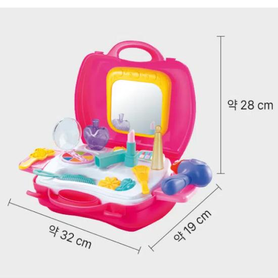 DAISO Kids Hair & Makeup Play Set – Pretend Beauty Salon Toy Kit for Children