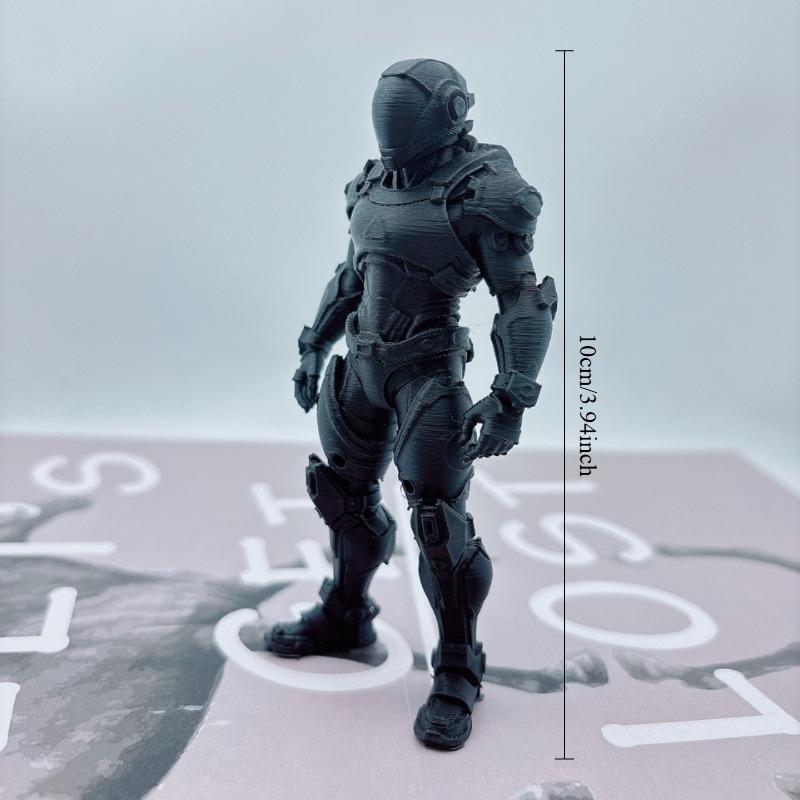 3D Printed Guardian Armor Shadow Statue, Shadow Guardian Character Model Ornament, Character Model Home and Office Decoration