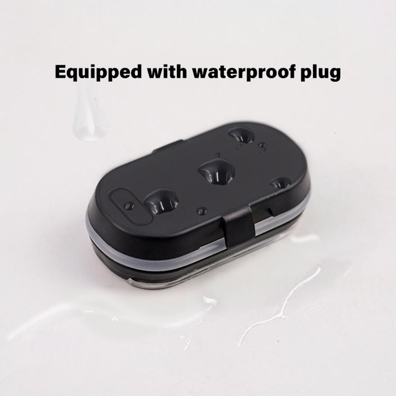 Remote Control Wireless LED Strobe Light USB Charging LED Emergency Warning Light for Car Motorcycle Aircraft Bike
