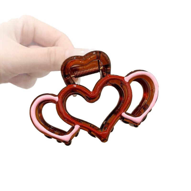 Špičkový kontrastní dutý skřipcový klip pro elegantní drdoly - Stylový vlasový doplněk pro ženy