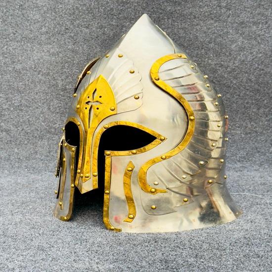 Medieval Lord or The Rings Helmet Knight Gondor Helmet Fully Wearable Medieval Armor LARP Display Halloween Costume Best Gift