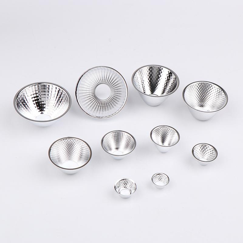 1 Piece 20-126Mm 15-120 Degree Lampshade Reflective Bowl For Diy Light Optical Led Aluminium Reflector Cup For Cob Lamp Bead