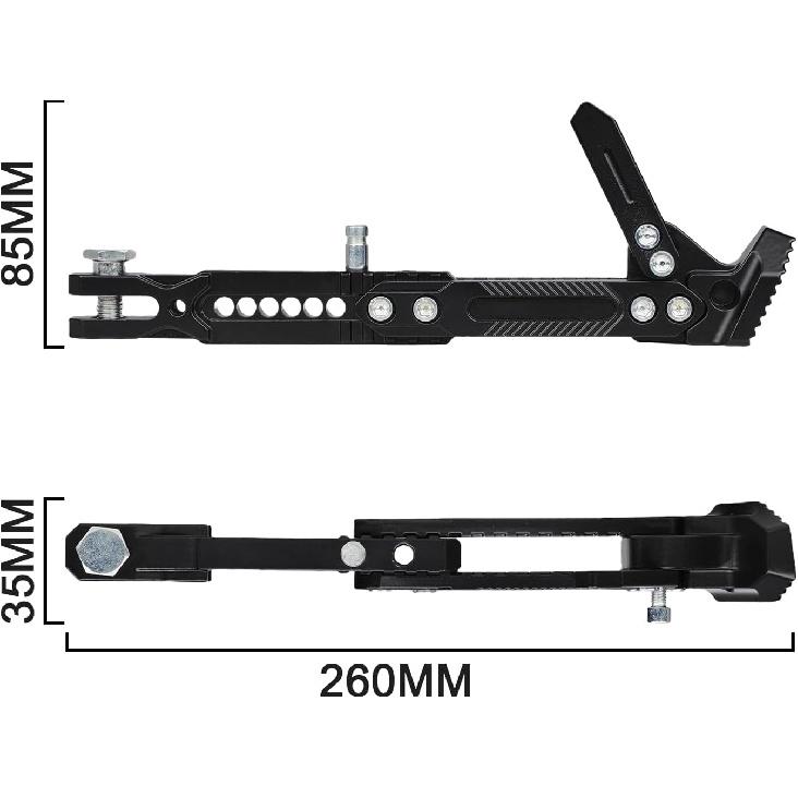 Electric Dirt Bike Kickstand for Tuttio TutttoTutti Soleil 01 CNC Adjustable Motorcycle Foot Side Kick Stand