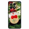 Christmas Cover For Xiaomi 15T 5G Case Black Silicone Cases TPU Santa Claus Christmas Tree Cover Cartoon Deer For Mi 15T 5G 15 T