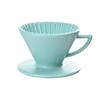Ceramic V60 Pour-Over Coffee Filter Holder with Threaded Handle