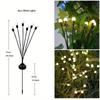 6/8/10L Solar Firefly Lights Waterproof Outdoor Garden Decoration Landscape Lights Lawn Lights Suitable for Festive Decoration.
