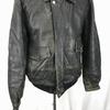 EXPRESSO Made in France Genuine Leather Flight Jacket Black Men’s ML Outerwear(USED)