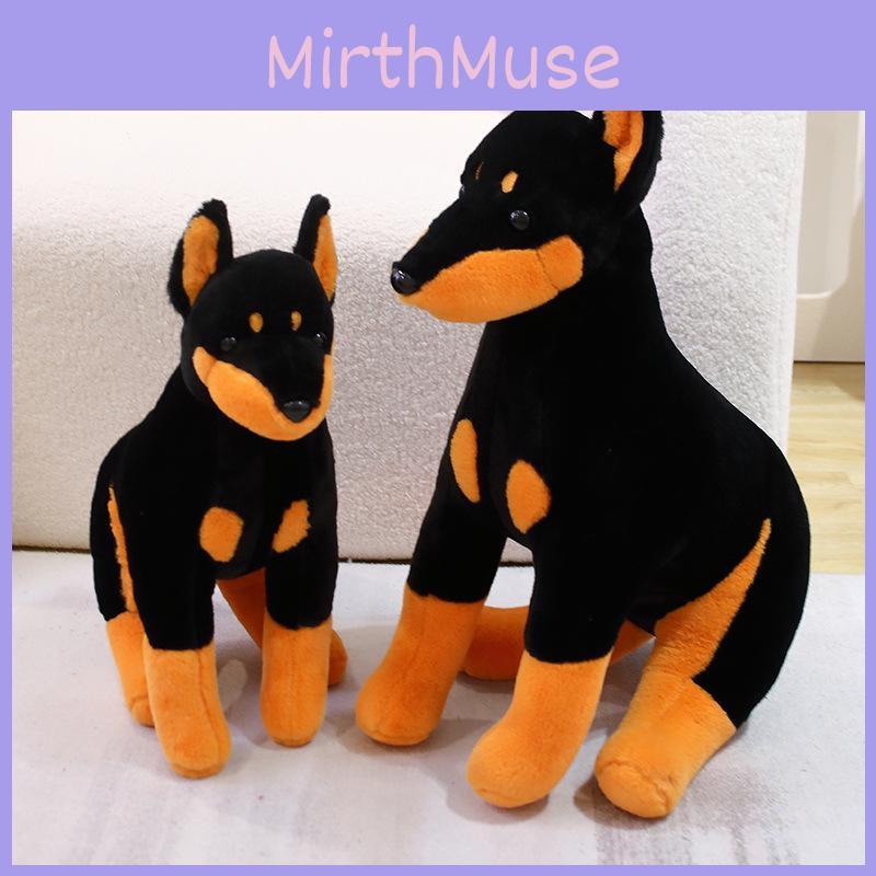 Cute And Cuddly Doberman Plush Doll Ideal For Children Birthday Celebrations