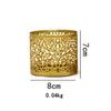 Nordic Golden Geometric Hollow Wrought Iron Candle Holder Creative Aromatherapy Candle Cup Home Decoration Ornaments Art Craft