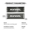 Pour Haval Autocollant Métallique Badge en Aluminium Emblème Autocollant Accessoires de Voiture H6 F7 H9 H2 Jolion F7X F7H H5 H7 H2S H8 H3 H4 H1 F5 M4
