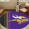 Minnesota Vikings Logo Round Mat, Anti-slip Circle Carpet Chair Rug For livingroom,Bedroom, Doormat Home Decor Gift Christmas Gifts