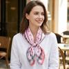 1Pc Square Flight Attendants 50x50CM Elegant Women's Scarfs Fashionable Hijab Bandana Polyester