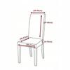 Cover Chair Velvet Dark Red Thick