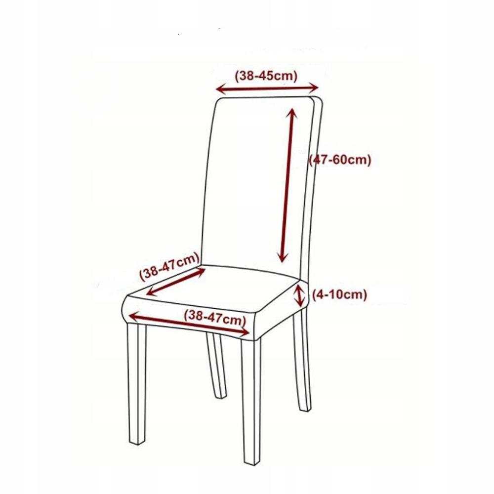 Cover Chair Velvet Dark Red Thick
