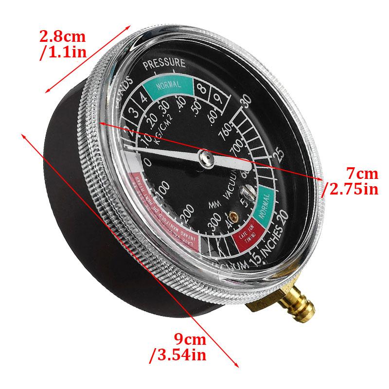 Univerzální motocyklový vakuový měřič Synchronizátor karburátoru Detekce Vyvážení Palivo Auto Vakuový vyvažovací kit Motocyklové příslušenství