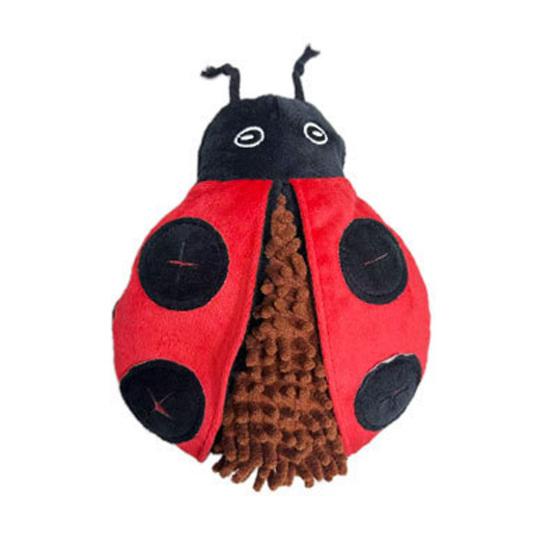 

Dog Treat Dispenser Toy Interactive Plush Squeaky Turtle Ladybug Dog Chew Toy Treat Hiding Snuffle Puzzle Toy for Dogs Teething Mental Stimulation