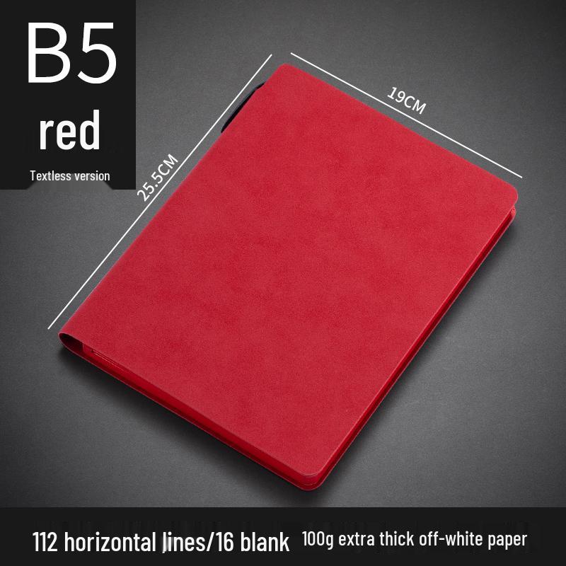 Customizable Sheepskin Notebook with Pen & Free Engraving - Company Logo 2025 Diary, A6/A5/B