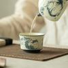 Chinese Vintage Ceramic Tea Cup Household Handmade Cute Cat Master Tea Cups Travel Personal Kung Fu Teaware Accessories New