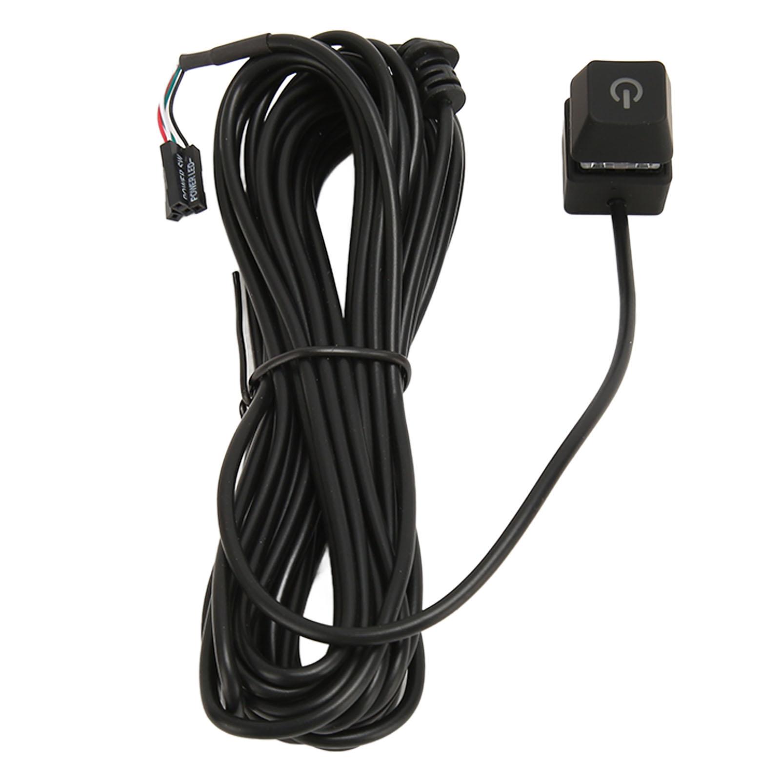 PC Power Button Extension External Flexibility PC Power   Power Supply Control Adapter Cable Computer Host Button