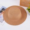 Straw hat, material Handmade hat Embryo Sunshade sun protection hat Team building activity Flat brim round edge woven basin hat