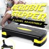 Non-slip Cardio Yoga Pedal Stepper Adjustable Fitness Aerobic Step Workout Exercise Fitness Aerobic Step Equipment 68 X 28 X 15 Cm