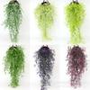 Faux Vines Hanging Flowers Artificial Hanging Plants Fake Hanging Fern Vines for Indoor Outdoor Garden Wedding Patio Wall Party Decoration