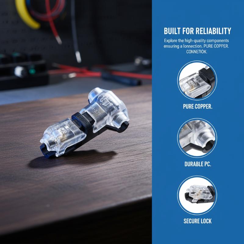 H Type Quick Wire Terminal Connector No Stripping No Soldering Hassle Free Wiring Solution for Automotive Projects