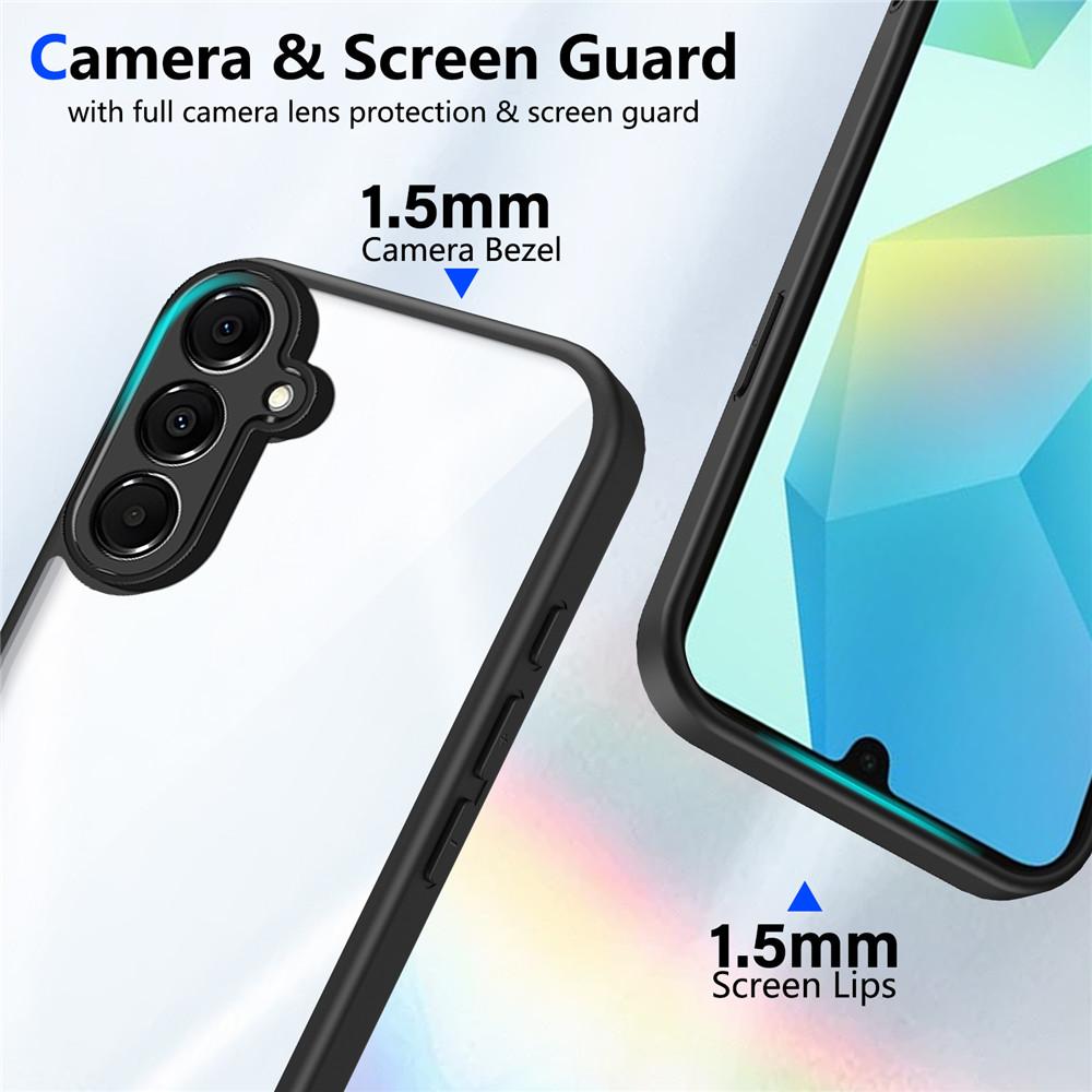 Armor Shockproof Phone Case For Samsung A17 A07 A16 A06 A26 A36 A56 A05 A15 A25 A35 A55 A14 A24 A34 A54 A04S Acrylic Clear Cover