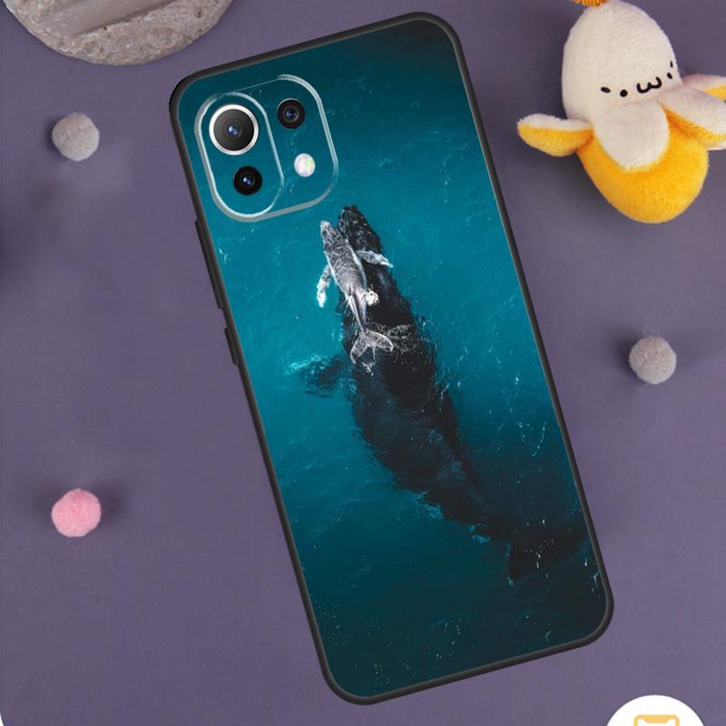 Ocean Whale Shark Swimming Case For POCO X3 X5 X6 M6 Pro F6 F3 F5 M5s Xiaomi 14 13 Ultra 12 Lite 11T 12T 13T Pro Cover