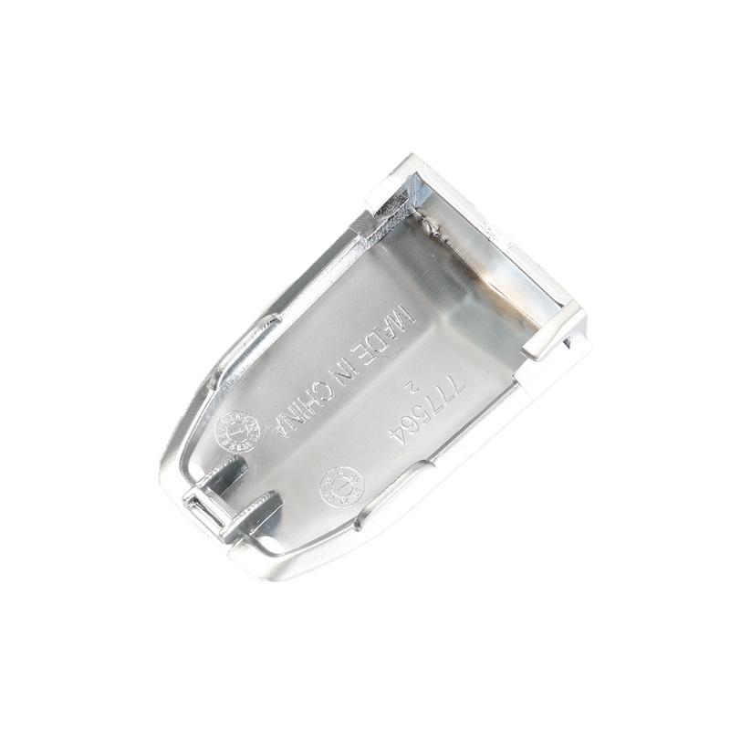 For Cadillac Escalade ESV 2015- Front Door Handle Lock Cover Silver ABS Decorative Protective Cap Replacement OE #13596115