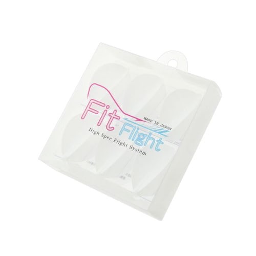 Cosmo darts fit flight flight teardrop white 6 pieces