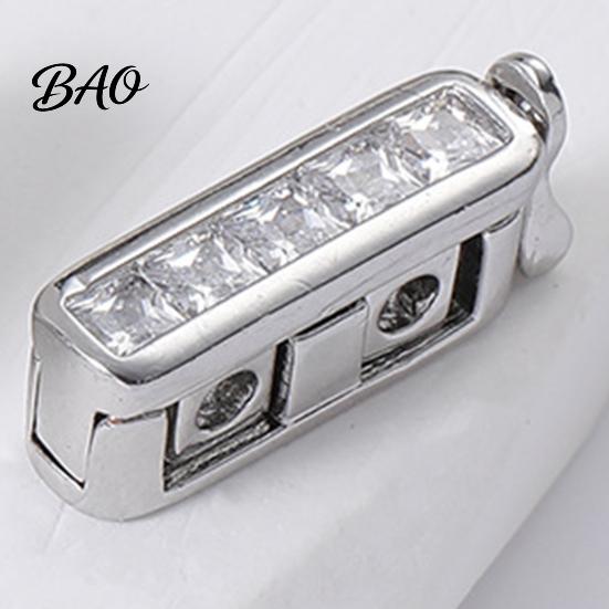 Metal Necklace Shortener for Thin Chains, Adjustable Chain Clip with Rhinestone, Golend Plated Connector Adjuster Clasp, Bracelet Jewelry Making