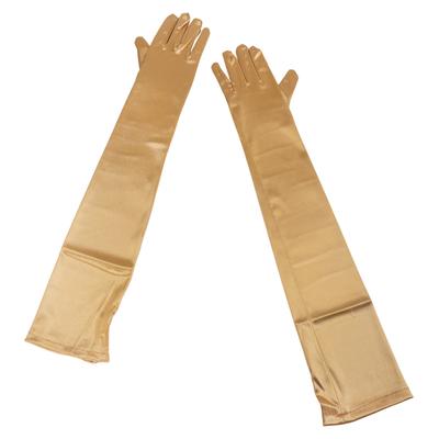 Damen Lange Einfarbige Handschuhe Weiche Mehrfarbige Zeremoniehandschuhe Fahren Reiten Tanzaufführung Sonnenschutz Cosplay Elastizität Handschuhe