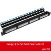 Fengyingzi Cat6A 24-Port 1U LED Indicator Patch Panel