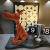 Flocked Dog Statue Sculpture Versatile Decorative Craft Housewarming Gift Art Modern Creative