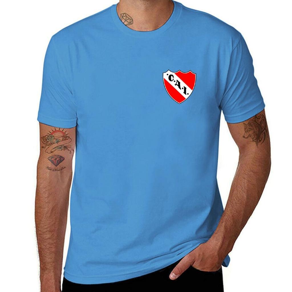 Club Atlético Independiente T-Shirt Korean Fashion Plus Sizes Quick-drying Sports Fans Black T Shirts for Men