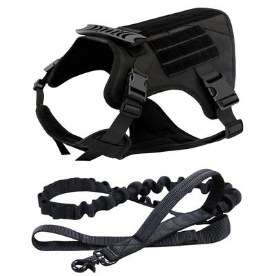 Pet Tactical Vest Dog Rope Riot Traction Okinawa Dog Chest Back Suit Pet Clothing Outdoor Dog Vest K9