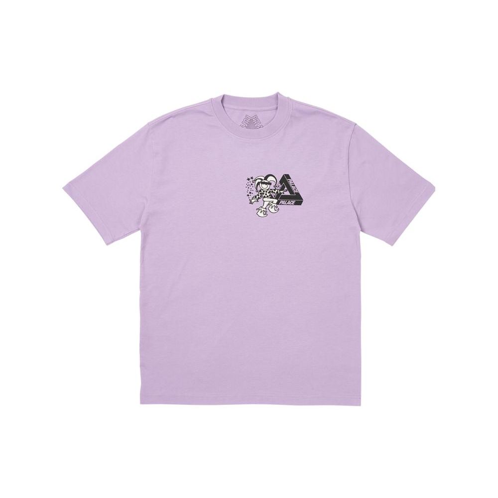 Palace Derek Garage T-Shirt Light Purple Unisex Tops P25TS190
