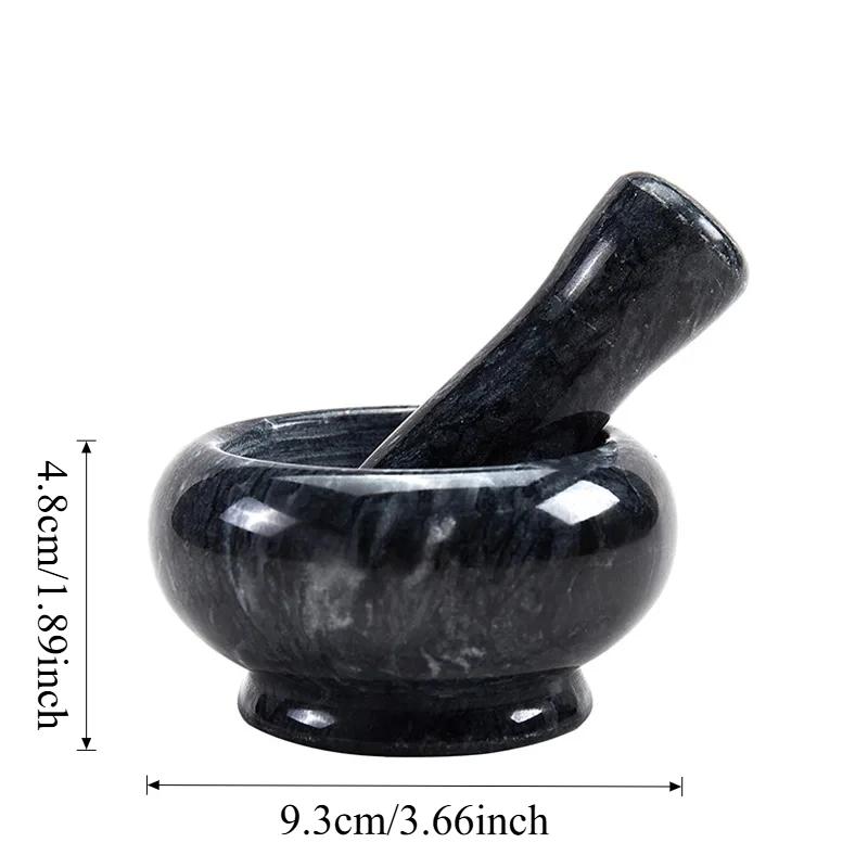 

1pc Marble Garlic Masher Manual Mini Tablet Sichuan Pepper Grinder Marble Hand-held Utensil Home Decoration Kitchen Utensils