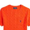 Polo Ralph Lauren FW24 Maglione a trecce Slim Fit da donna Dusk-Orange WMPOSWENC021008-800