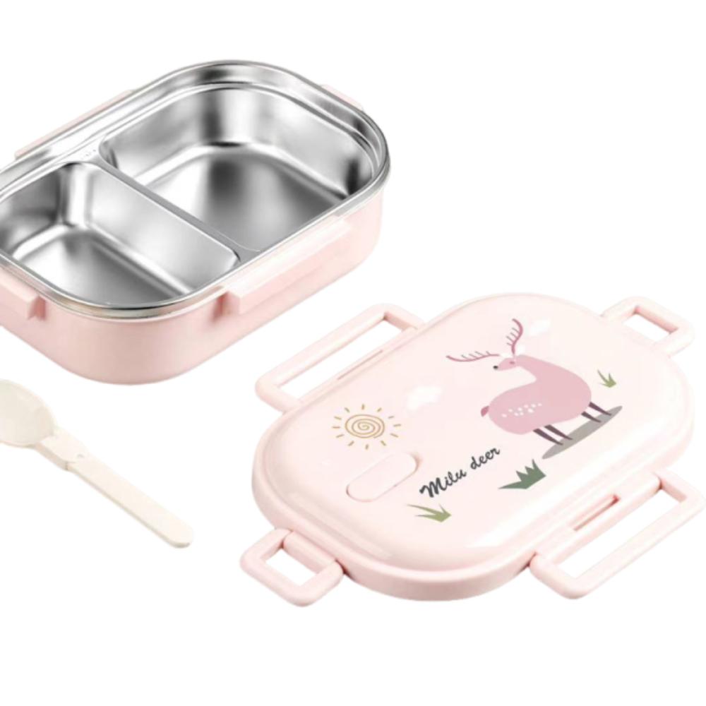 Compartment Thermal Insulation Lunch Box Microwavable Food Storage Container  for School/Office