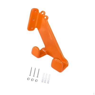 Soporte de pared para motosierra, soporte para motosierra, accesorio para herramientas, gancho naranja versátil para herramientas eléctricas