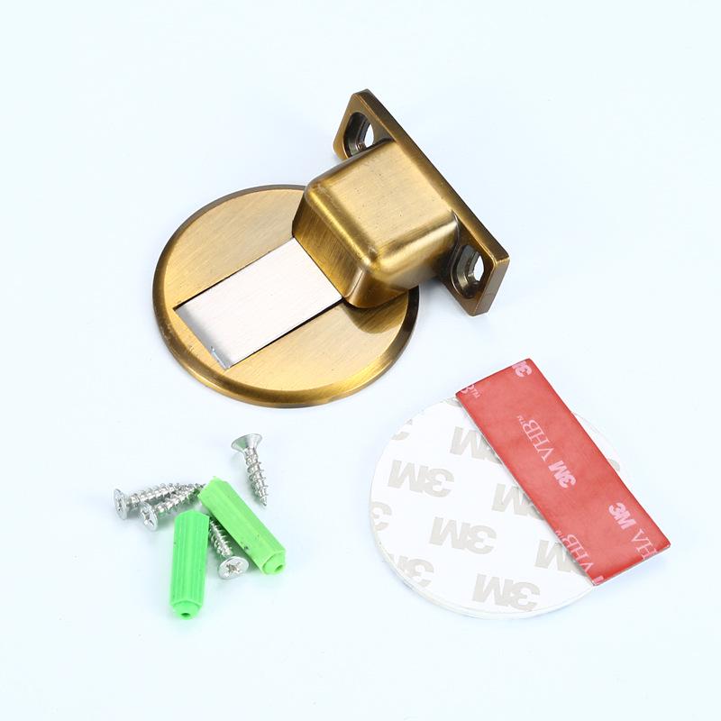 Magnetic Floor Door Stopper: Invisible, Silent, Anti-Collision, Punch-Free Design