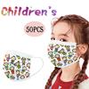 Kids Children's Cartoon Mask Disposable  Three Layer Face Mask