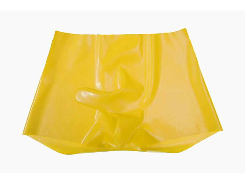 Latex Leather Seamless Underwear: Gun & Bullet Separation Boxer Briefs
