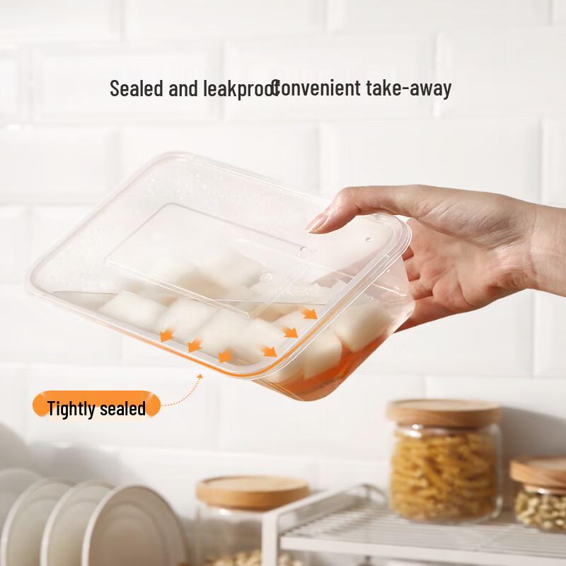 Meiliya CH-750 Disposable Microwavable Food Containers with Lids